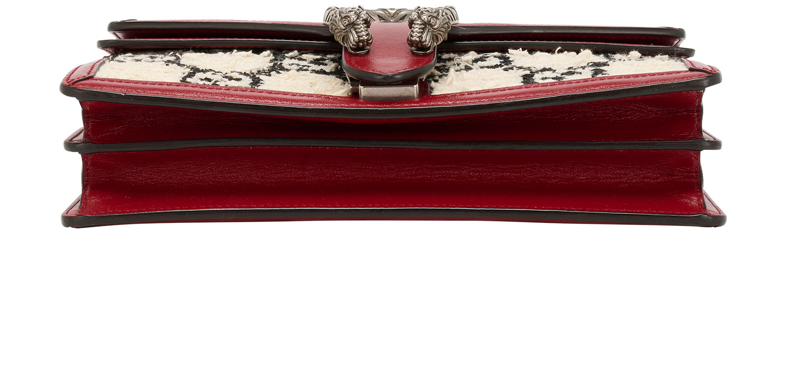 Medium Dionysus Tweet, &pound;950, Handbags, Red/White, Leather, Top view